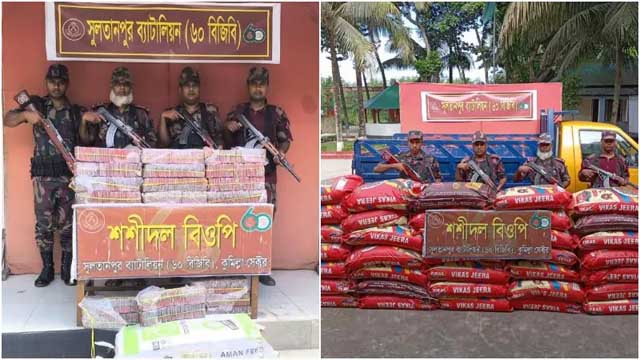 ব্রাহ্মণবাড়িয়ায় অর্ধ কোটি টাকা মূল্যের বিভিন্ন প্রকার মাদক ও অবৈধ মালামাল জব্দ