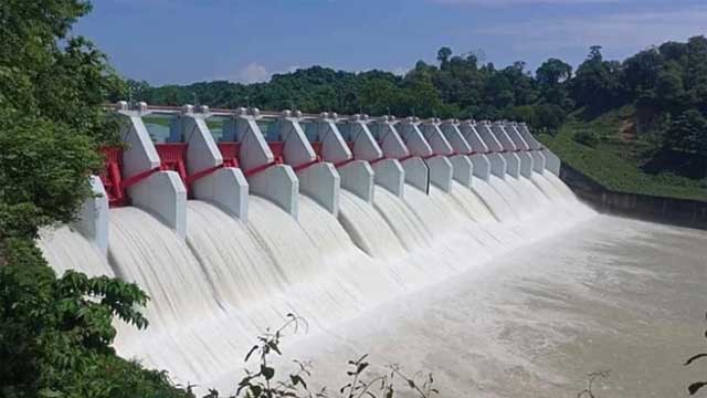 কাপ্তাই বাঁধ থেকে পানি ছাড়া হচ্ছে আজও