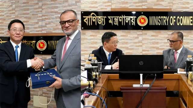 বাণিজ্য উপদেষ্টার সাথে চীনের ইউনান প্রদেশের গভর্নরের বৈঠক