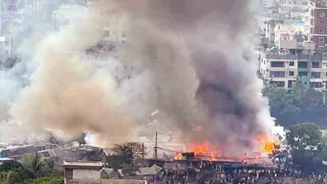 পুড়ল বস্তি কারখানা বাজার