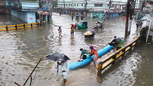 সিলেটের সব উপজেলা প্লাবিত, পানিবন্দী প্রায় ৭ লাখ মানুষ