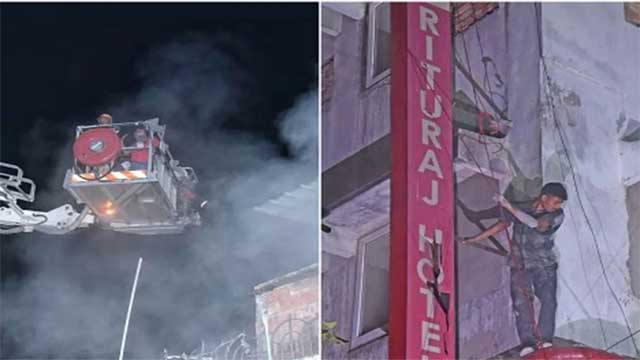কলকাতার হোটেলে ভয়াবহ আগুনে ১৪ জনের মৃত্যু